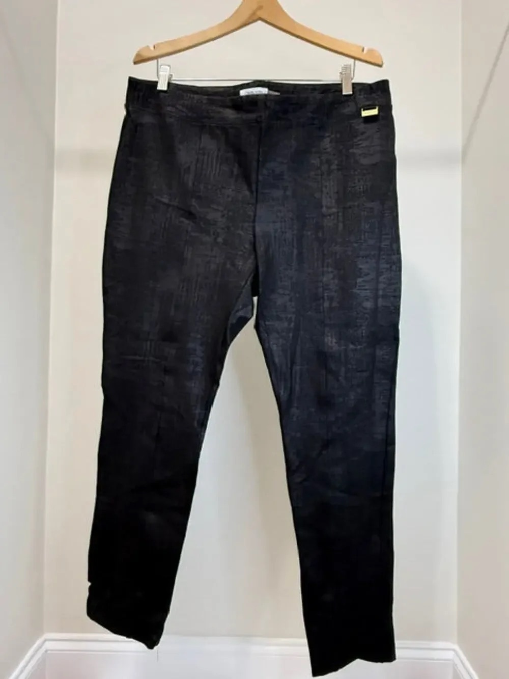 Women's Black Straight-Leg Pants